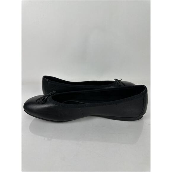 BORN Brin Ballerina Bow Ballet Black Comfort Flats LEATHER Size 11M - Picture 5 of 8
